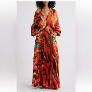 Vibrant Multicolor Maxi Dress